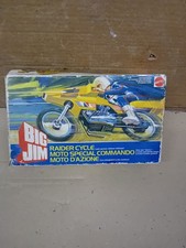 Moto  Big Jim Mattel  Rider Cycle Special Commando serie Spazio Scatola
