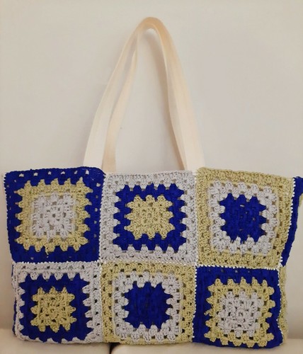 Borsa fatta mano uncinetto - fatta, a