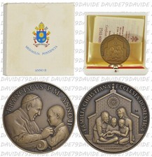 VATICANO 2014 - PAPA FRANCESCO ANNO II - MEDAGLIA ANNUALE  - BRONZO