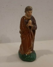 Antico pastore per presepe - SAN GIUSEPPE - vintage, in GESSO