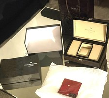Patek Philippe Set SCATOLA DI LEGNO interna esterna | ETICHETTA manuale,