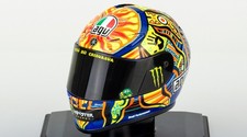 Valentino Rossi 2009 Casco AGV Scala 1:5  Modellino MotoGP Yamaha Numero 46 VR46