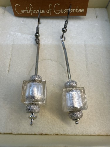 Orecchini goccia vetro - orecchini,