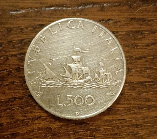 500 lire argento - , della