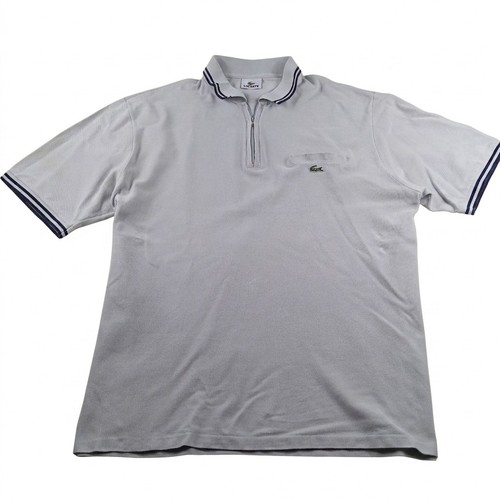 Polo lacoste vintage gris - vintage,