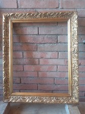 Vecchia cornice Francese in foglia oro