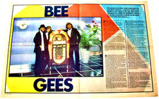 BEE GEES SUPERB CENTRE SPREAD