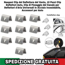 10 Clip Del Deflettore Del
