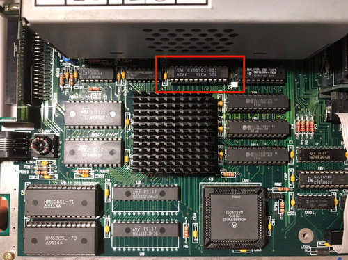 Atari mega ste - atari, disk