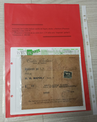 Assicurata del credito - del,