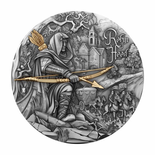 Robin hood moneta argento - robin,