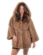 Mantella visone poncho - 48-56,