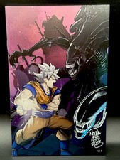 DBZ Vs Aliens Metal Firmato ed