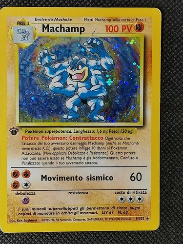 Pokemon machamp 102 set base - machamp,