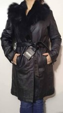 Cappotto Di Vera Pelle Trench Uomo Donna Unisex