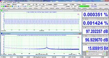 Analizzatore audio distorsione