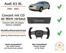 Autoradio JBL Celebrity 150 per Audi A3 8L Concert CD Bluetooth USB