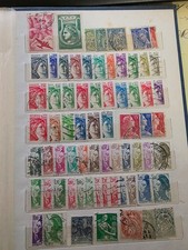 Album francobolli europei vintage – Francia e Paesi Nordici – oltre 250 pezzi us