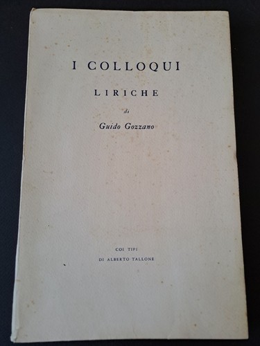 Colloqui liriche guido - liriche,