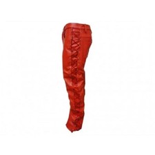 Uomo Vera Pelle Rosso