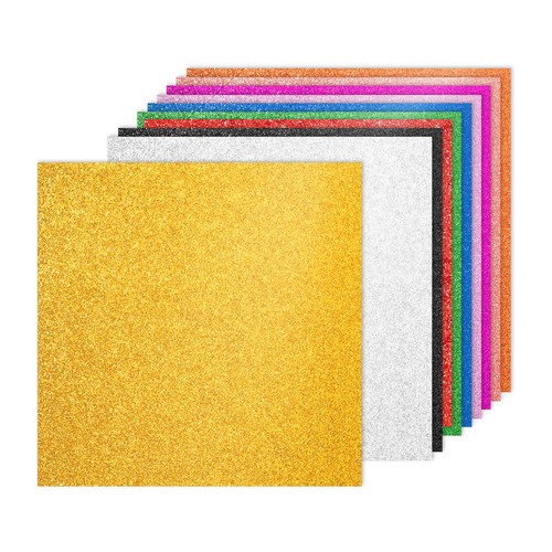 Carta glitter colorata - , 10