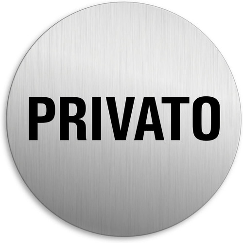 Targhetta per porta privato - -,