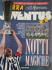 Rivista HURRA' JUVENTUS ANNO 1993/6 + MAXIPOSTER TRIONFO COPPA UEFA