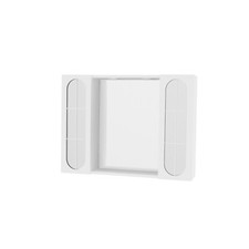 Specchio da bagno con 2 ante