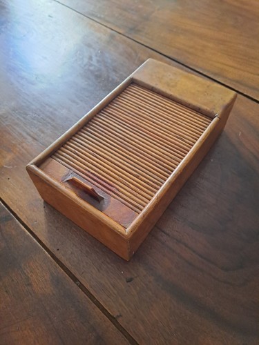 Porta oggetti legno vintage - in,