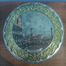SCATOLA IN LATTA BISCOTTIFICIO DORIA ORSAGO TREVISO ED.VENEZIA VINTAGE RARISSIMO