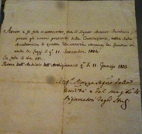 Parma documento laurea - parma,