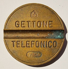 GETTONE TELEFONICO C.M.M. - 7806 - CMM Costruzioni Minuterie Metalliche