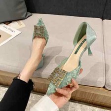 Decolte scarpe donna verde