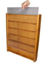 Bacheca in legno per soldatini