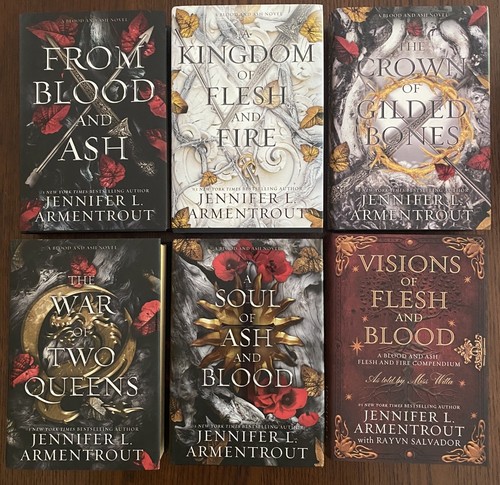 Blood and ash series - 5, books