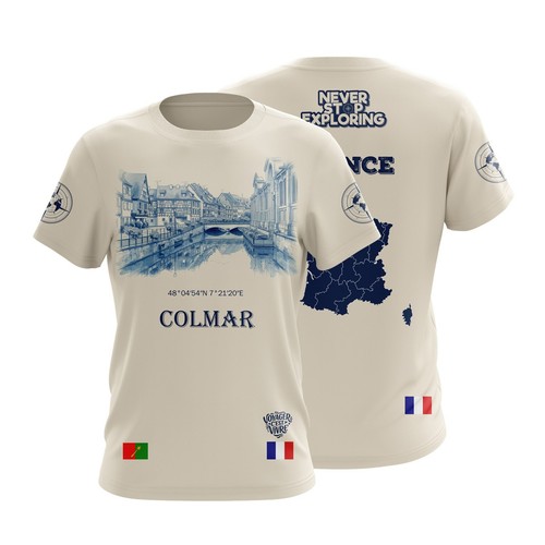 Shirt colmar france vintage - t-shirt,