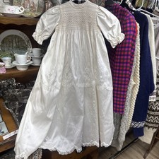 Abito battesimo vintage seta