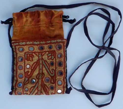 Vintage banjara pouch purse - vintage,
