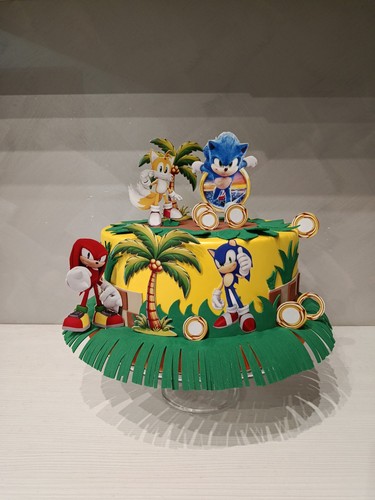 Torta scenografica sonic - torta,