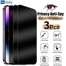 3pz Protezione Schermo Telefono Antiriflesso Vetro Temperato Antispia