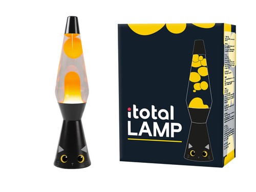 Lava lamp black cat - lamp,