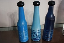 3 BOTTIGLIE SALVADOR DALì VETRO FIRMATE COLLEZIONE ROSSO ANTICO