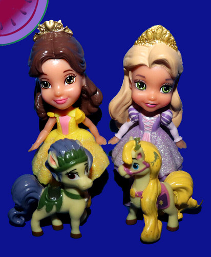Rapunzel e belle mini - 3,5",