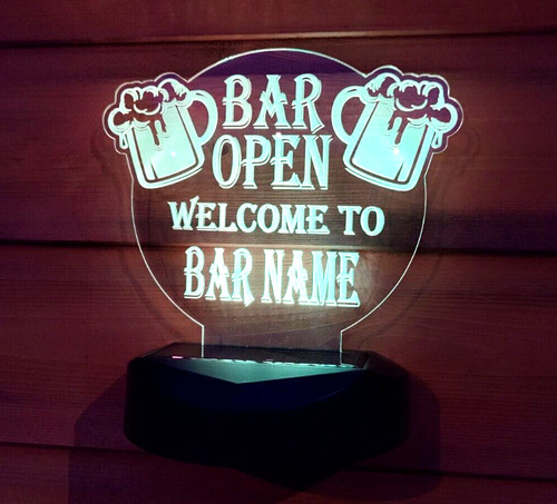 Mancave bar aperto luce - bar, solare