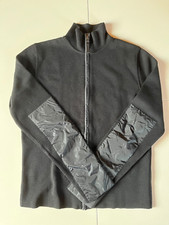 cardigan con zip di lana prada uomo