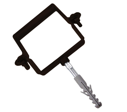 Collare quadro marrone testa - collare,