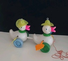 Rarissimo Giocattolo Con Le Papere Trainabile Vintage Anni 60 Collezione 