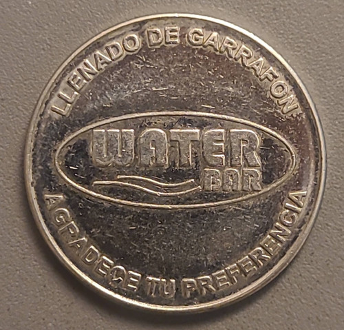 Raro gettone metallo water - raro,
