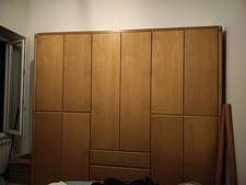 Camera da letto completa in legno di frassino - usata ma in ottime condizioni