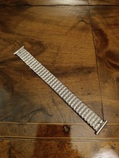 Bracciale Osvaldo Cazzola fixoflex orologi vintage Acciaio inox 20mm NOS nuovo